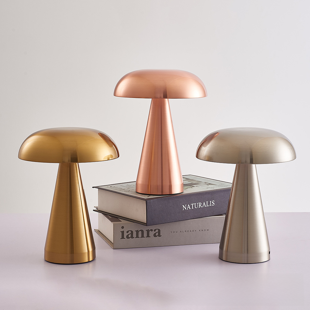 Mushroom Table Lamp with Dimmable Atmosphere Light