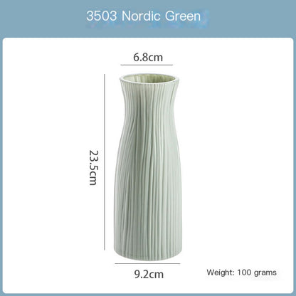 Modern Plastic Flower Vase for Home Decoration (1pc)