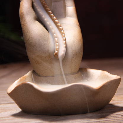 Buddha Hand Backflow Incense Burner