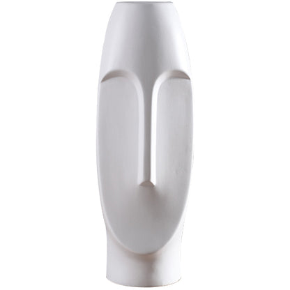 Nordic Ceramic Face Vase